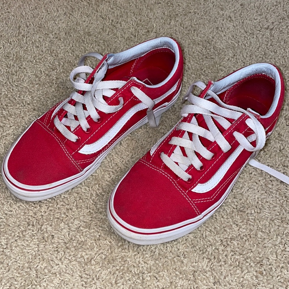 Red Old Skool Vans